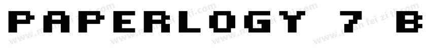 Paperlogy 7 Bold字体转换